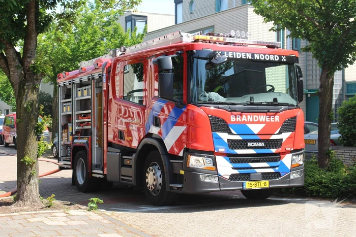 Brand in schuur van woning