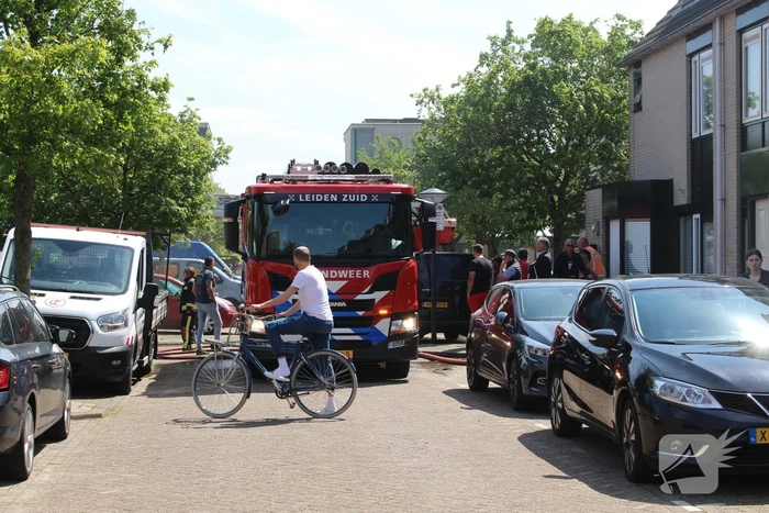 Brand in schuur van woning
