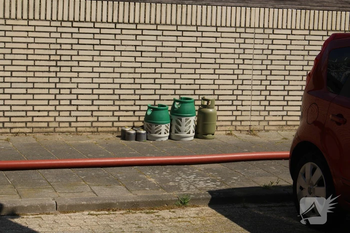 Brand in schuur van woning