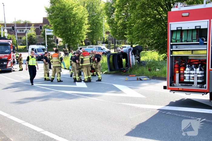 Persoon ernstig gewond bij eenzijdig ongeval