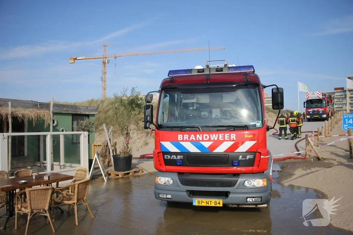 Frituur veroorzaakt brand in strandpaviljoen