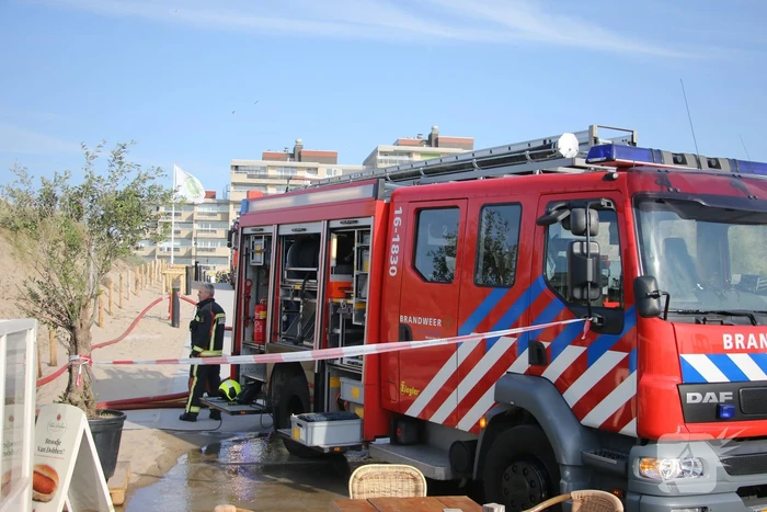 Frituur veroorzaakt brand in strandpaviljoen