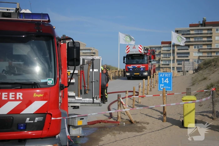 Frituur veroorzaakt brand in strandpaviljoen