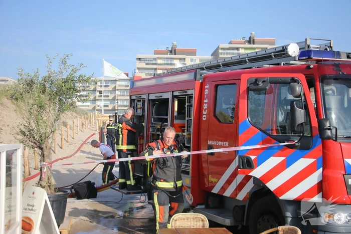 Frituur veroorzaakt brand in strandpaviljoen