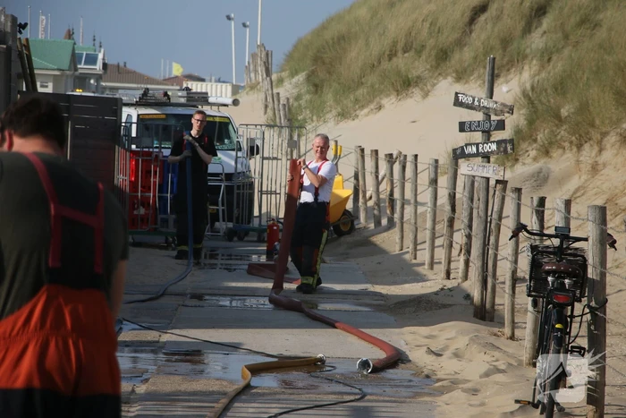 Frituur veroorzaakt brand in strandpaviljoen