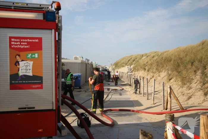 Frituur veroorzaakt brand in strandpaviljoen