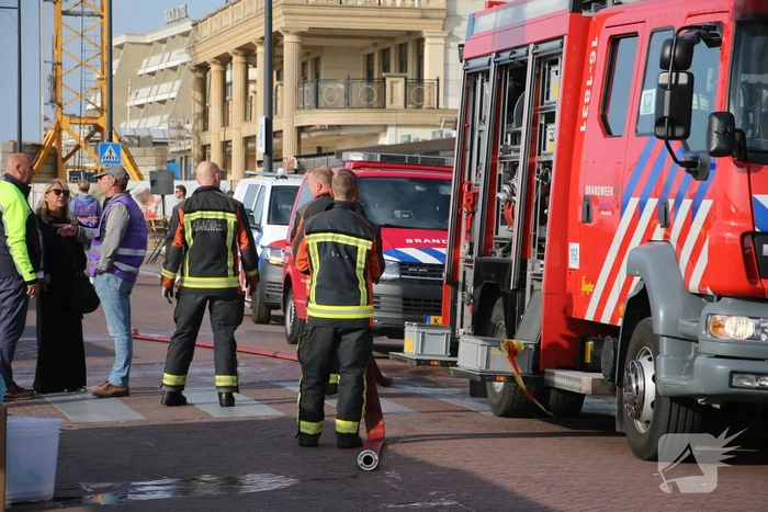 Frituur veroorzaakt brand in strandpaviljoen