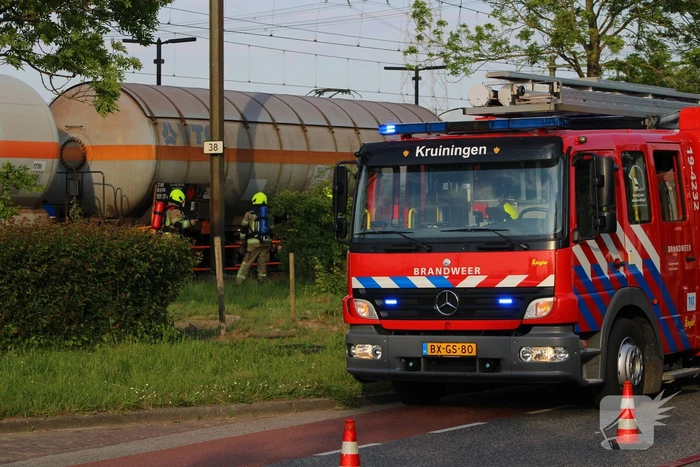 Brandweer ingezet voor mogelijke treinbrand