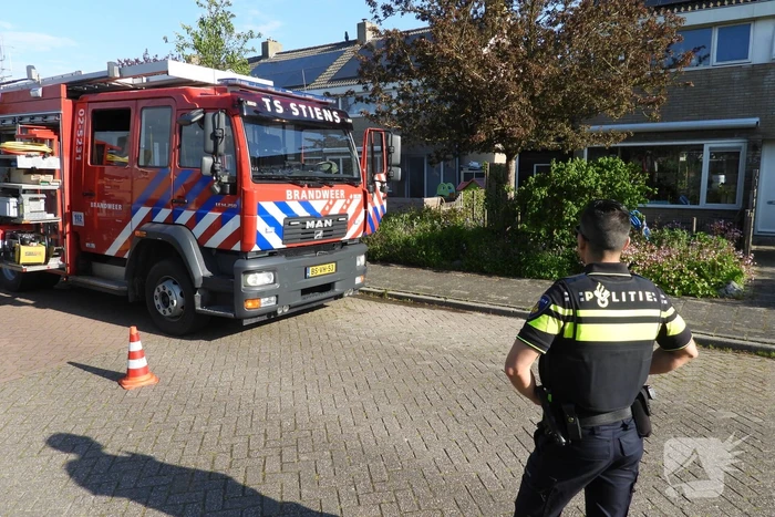 Hevige brand in keuken van woning