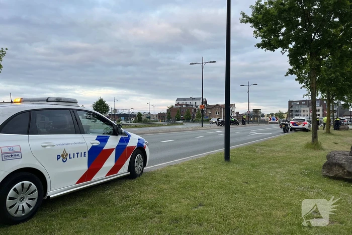 Motorrijder komt ten val