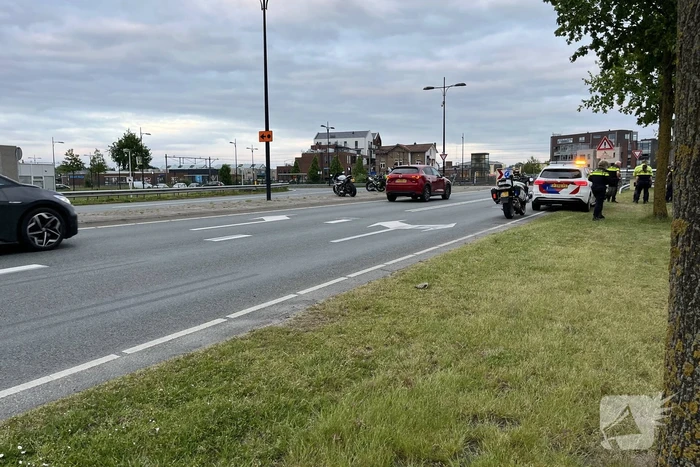 Motorrijder komt ten val