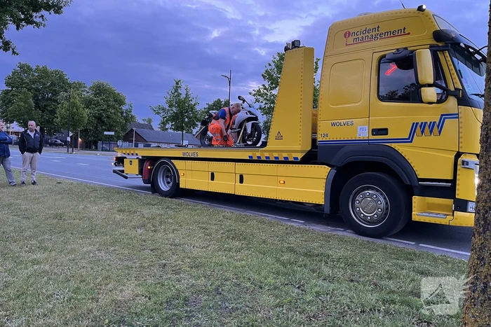 Motorrijder komt ten val