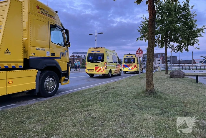 Motorrijder komt ten val