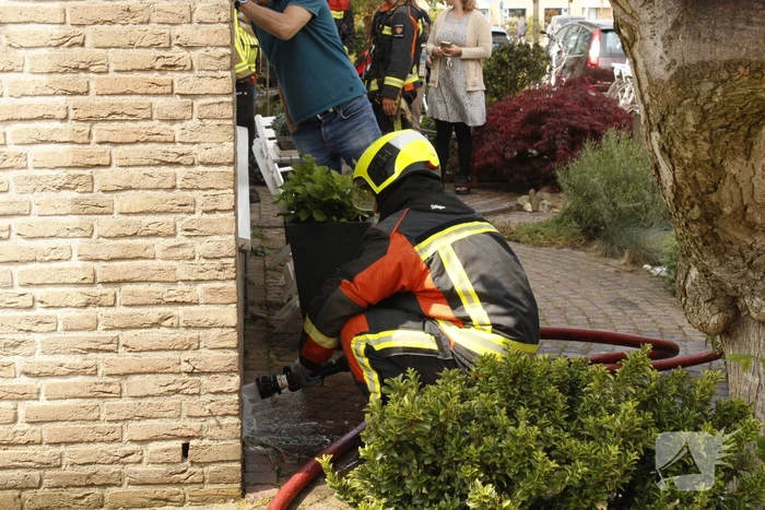 Brand in woning snel geblust