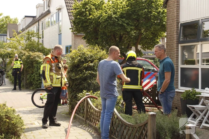 Brand in woning snel geblust