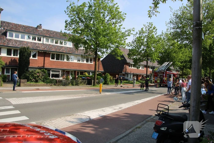 Veel rookontwikkeling bij brand in tuinhuis