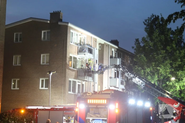 Flinke brand in kelder van flatwoning