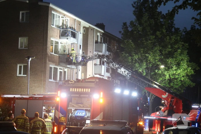 Flinke brand in kelder van flatwoning