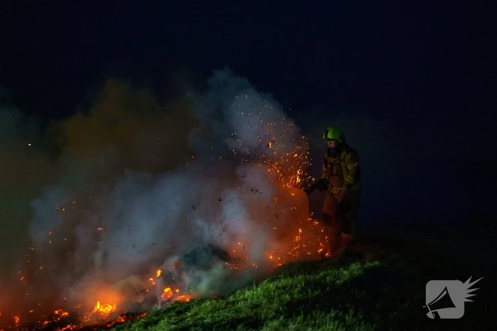 Bermbrand snel geblust