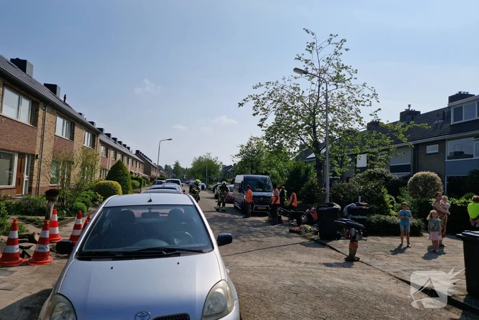 Brandweer ingezet voor gaslekkage