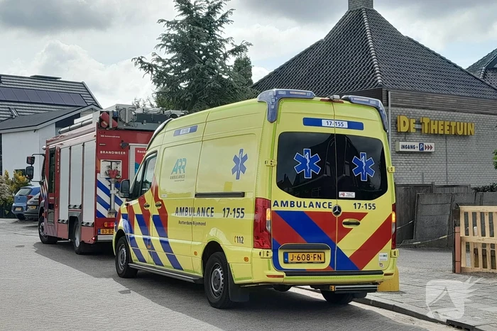 Theetuin geventileerd na brand