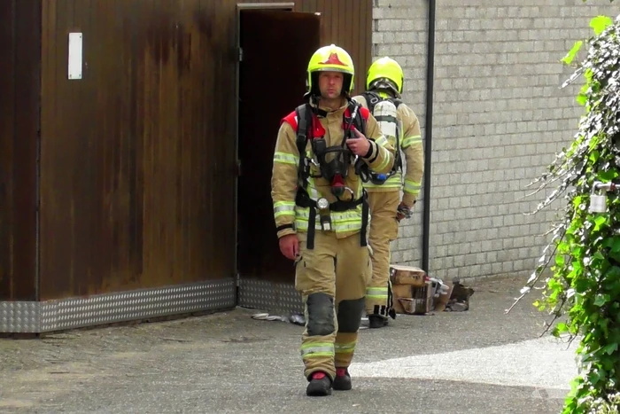 Theetuin geventileerd na brand