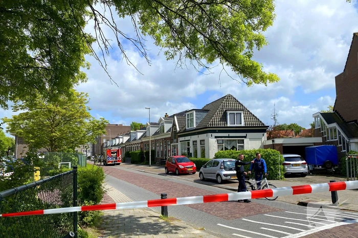 Onveilige situatie in voortuin door gaslekkage bij werkzaamheden