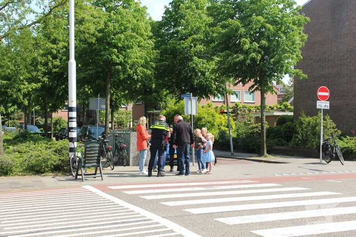 Ongeval tussen wielrenner en fietser
