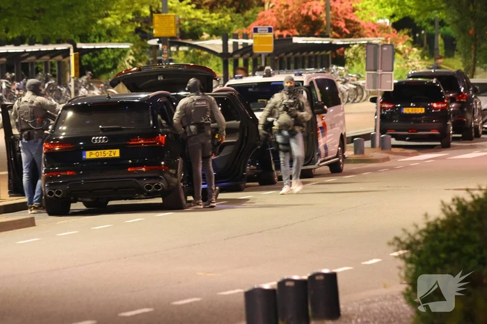 Arrestatieteam houdt verdachte aan in trein