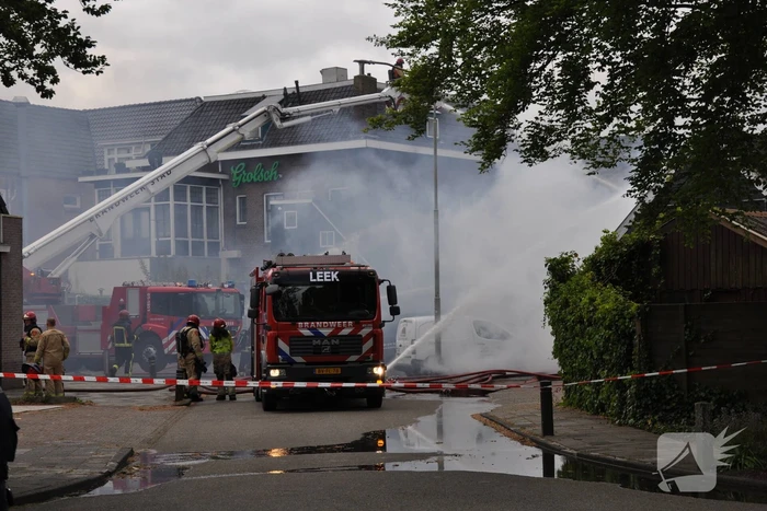 Lokale horecagelegenheid ten prooi aan verwoestende brand