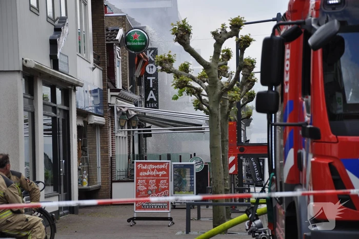 Lokale horecagelegenheid ten prooi aan verwoestende brand