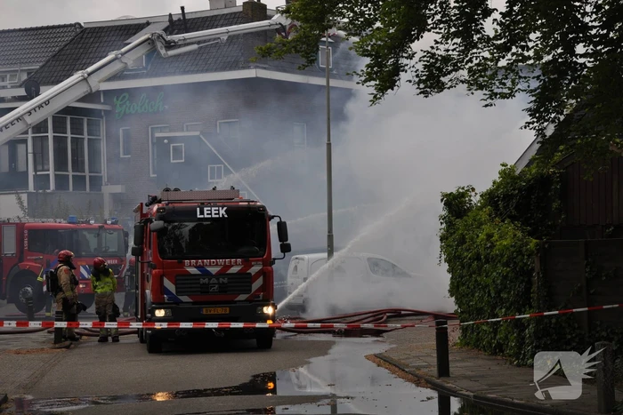 Lokale horecagelegenheid ten prooi aan verwoestende brand