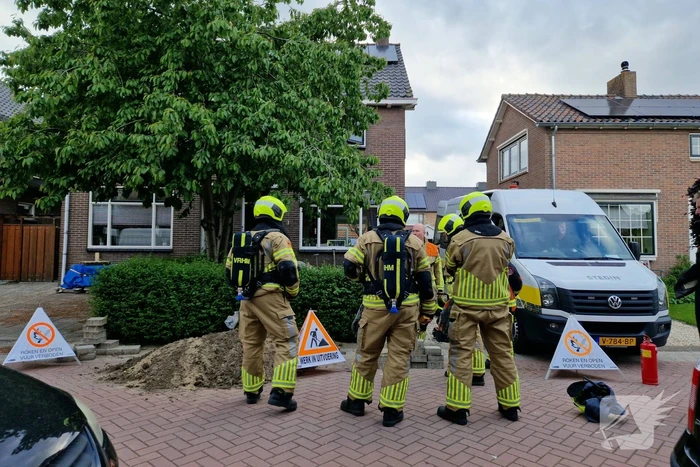 Gaslekkage door aanleg van glasvezel