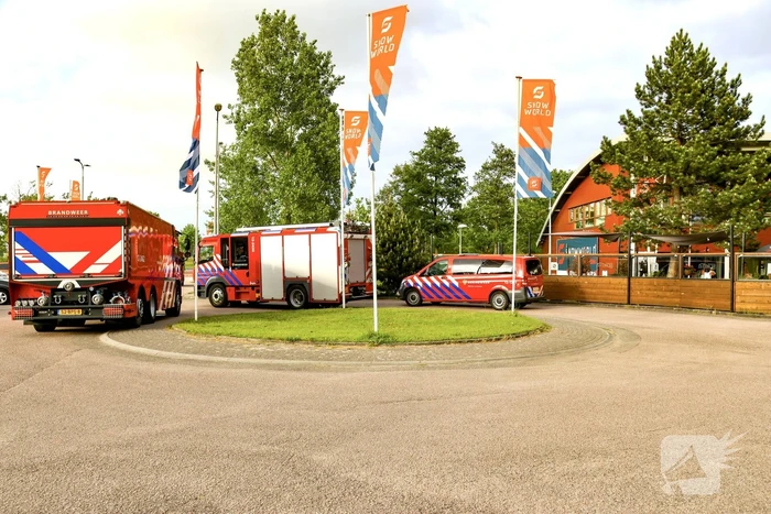 Flinke brandweerinzet na brandmelding bij snowworld