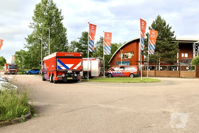 Flinke brandweerinzet na brandmelding bij snowworld