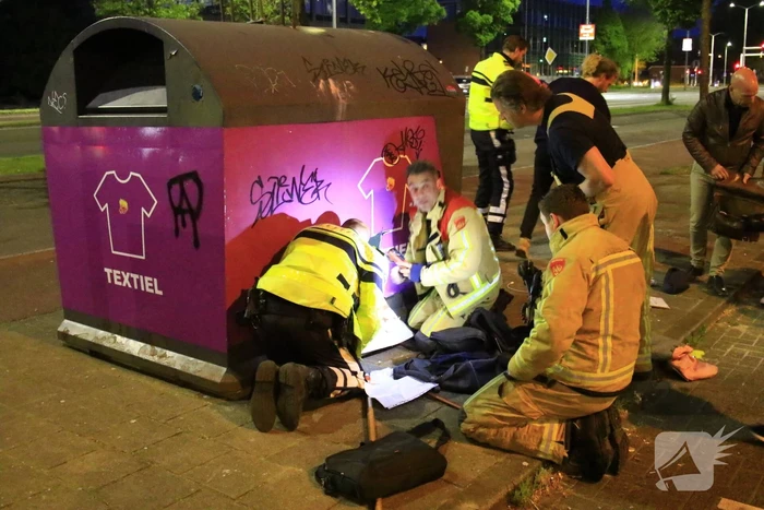 Politie vind gestolen spullen in ondergrondse container