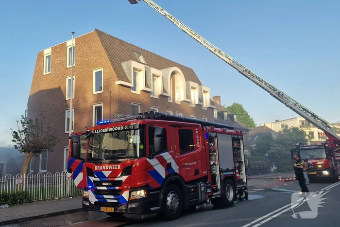 Flinke rookontwikkeling bij kantoorbrand
