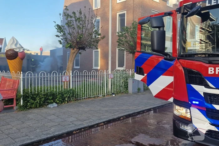 Flinke rookontwikkeling bij kantoorbrand