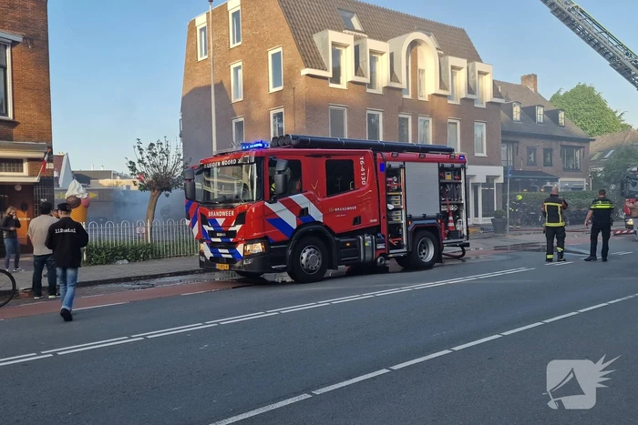 Flinke rookontwikkeling bij kantoorbrand