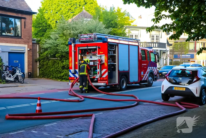 Flinke rookontwikkeling bij kantoorbrand