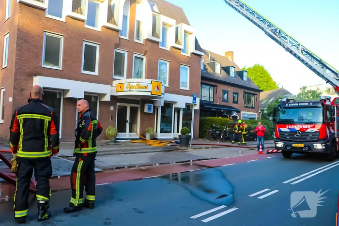 Flinke rookontwikkeling bij kantoorbrand