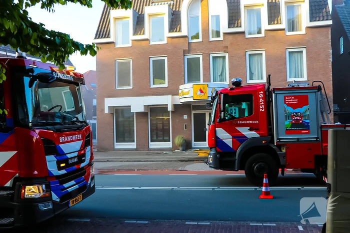 Flinke rookontwikkeling bij kantoorbrand