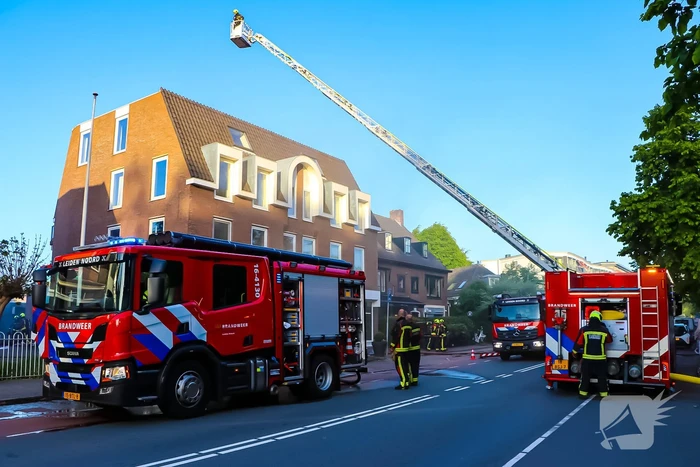 Flinke rookontwikkeling bij kantoorbrand