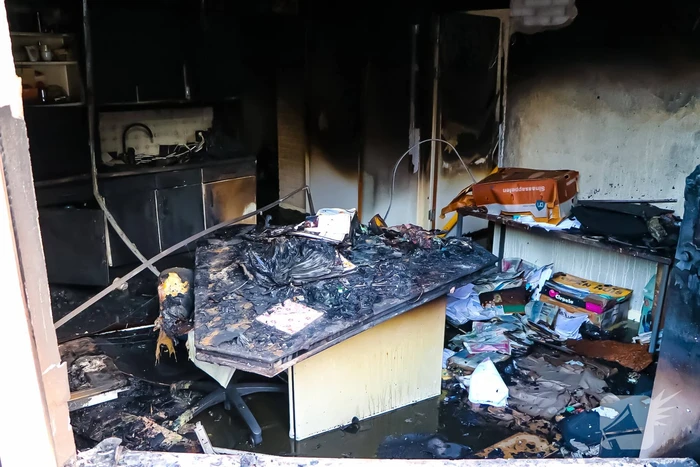 Flinke rookontwikkeling bij kantoorbrand