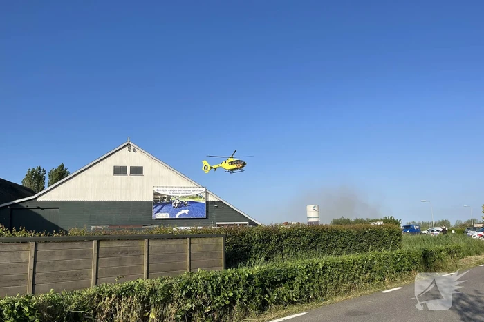 Fietser zwaargewond bij botsing