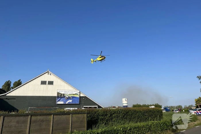 Fietser zwaargewond bij botsing