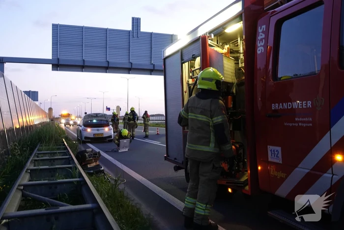 brand westfrisiaweg - n307 - westfrisiaweg zwaag