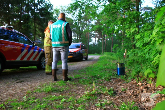 Rugspuit lekt oplossingsmiddel in natuur