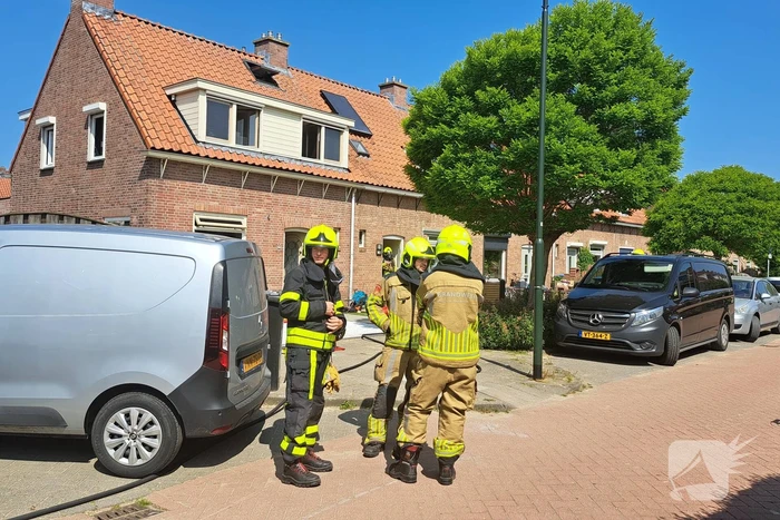 Gaslekkage door boring in meterkast woning