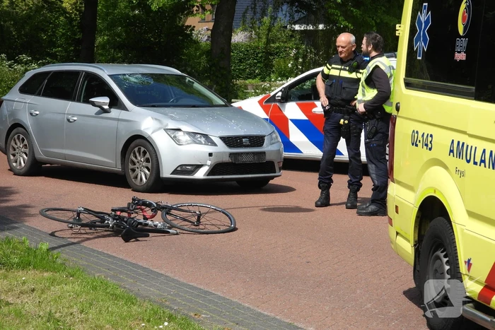 Wielrenner gewond bij aanrijding met auto